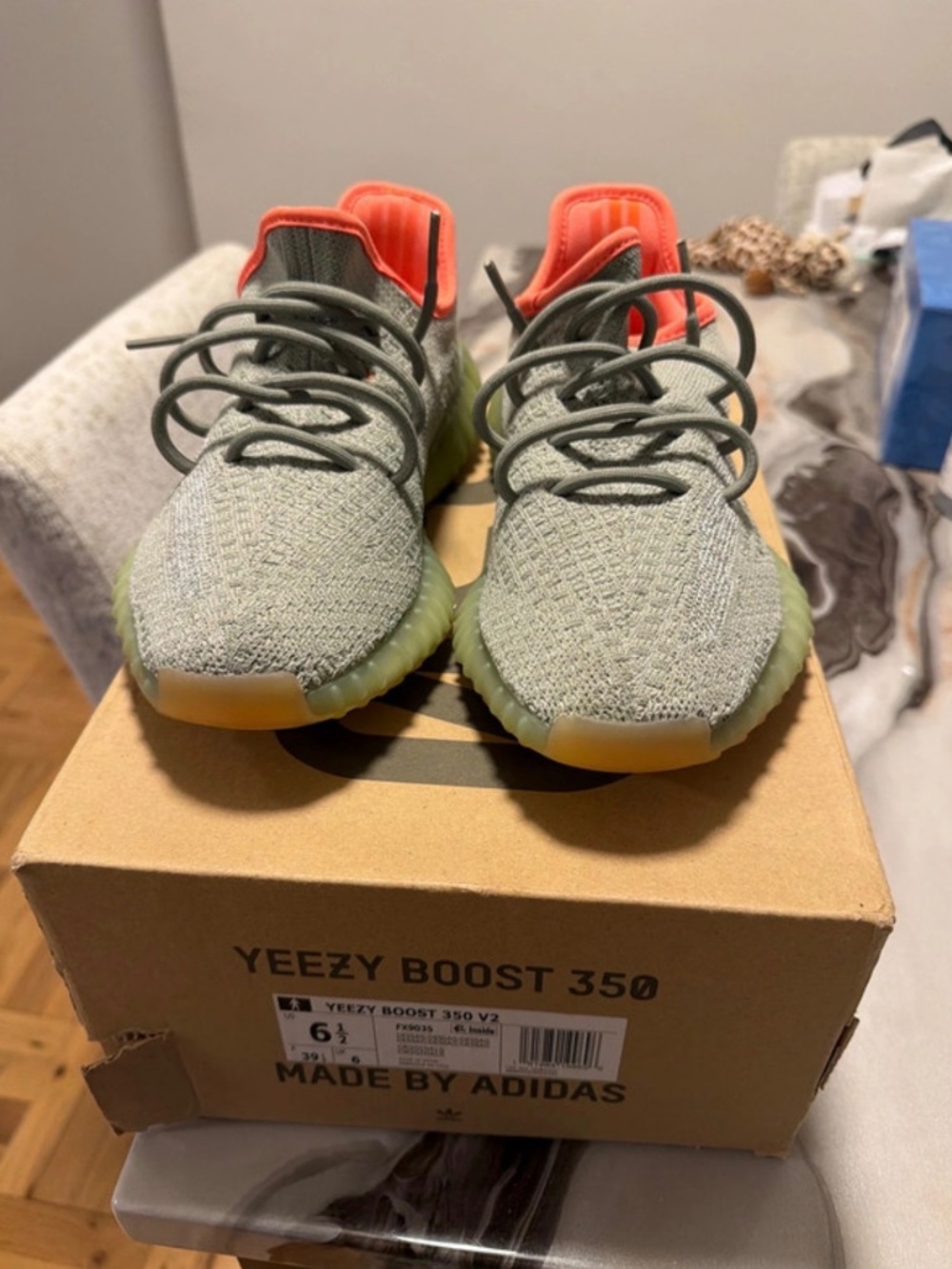 Yeezy 350 v2 desert sage
